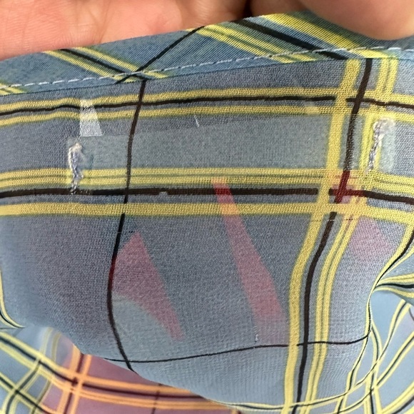 Do Everything in Love Women Soft Flared Sleeve Plaid Check Kimono Shawl Cardigan - Picture 10 of 10